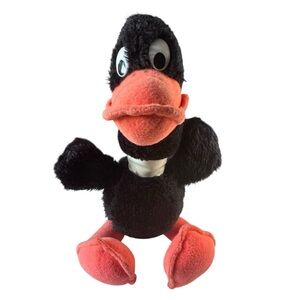 Vintage 1971 Warner Bros Daffy Duck Plush Toy